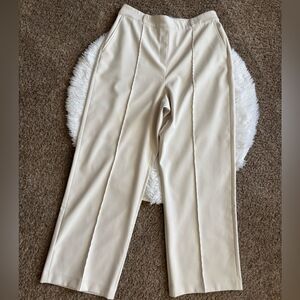 SPANX Crepe Trousers Dress Pants Elastic Waist Stretchy Womens Size XL‎